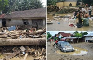 Forte ciclone devasta Indonésia e número de mortos sobe para mais de 300 Forte ciclone devasta Indonésia e número de mortos sobe para mais de 300