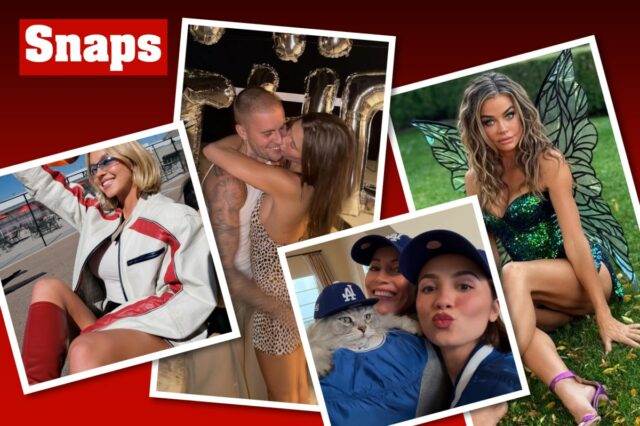 Justin e Hailey Bieber beijam-se na viagem estrelada de aniversário de Kendall Jenner e mais fotos de estrelas