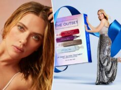 Ganhe 25% de desconto nos cuidados com a pele mais vendidos da The Outset durante o fim de semana da Black Friday Um tubo de brilho labial The Outset Lip Oasis Glossy Treatment, com o aplicador visível e a tampa colocada na superfície próxima a ele.