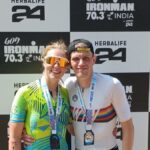 Garetts, que viajam pelo mundo, estão de olho no Mundial após a conquista do Ironman 70.3