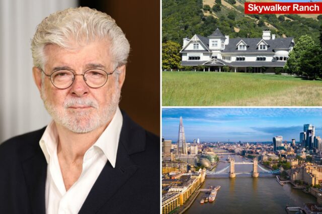 George Lucas compra mansão de US$ 52 milhões em Londres George Lucas compra mansão de US$ 52 milhões em Londres – um sinal de que ele pode ser a última celebridade a deixar os EUA