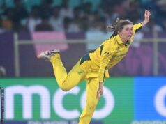 Georgia Wareham vai para o Gujarat Giants por Rs. 1 crore no leilão WPL 2026 Georgia Wareham vai para o Gujarat Giants por Rs. 1 crore no leilão WPL 2026