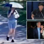 Ghislaine Maxwell filmada bizarramente carregando guarda-chuva em um dia ensolarado na prisão do Texas: vídeo