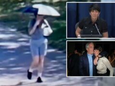 Ghislaine Maxwell filmada bizarramente carregando guarda-chuva em um dia ensolarado na prisão do Texas: vídeo Ghislaine Maxwell filmada bizarramente carregando guarda-chuva em um dia ensolarado na prisão do Texas: vídeo