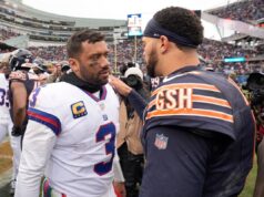 Giants QB Russell Wilson anuncia decisão clara após banco Russell Wilson, Caleb Williams