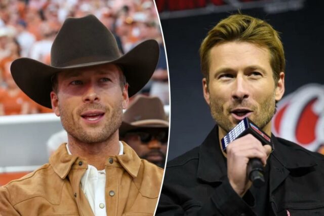 Glen Powell foge para sua cidade natal no Texas por meio do 'aplicativo' de Hollywood do qual você nunca consegue sair
