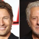 Glen Powell relembra o bombardeio de um roteiro de início de carreira lido com Dustin Hoffman: 'Estou observando-o e estou perdendo-o'