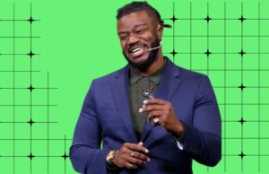 Glīd venceu o Startup Battlefield 2025 ao construir soluções para tornar a logística mais simples, segura e inteligente Glide co-founder Kevin Damoa, in a promotional thumbnail for TechCrunch podcast Build Mode