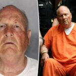 Joseph James DeAngelo, 72 anos, que as autoridades disseram ter sido identificado por evidências de DNA como o predador em série apelidado de Assassino do Golden State, aparece em sua acusação no Tribunal Superior da Califórnia em Sacramento,