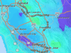 Gráfico: Totais de precipitação desta semana para cidades da Bay Area Gráfico: Totais de precipitação desta semana para cidades da Bay Area