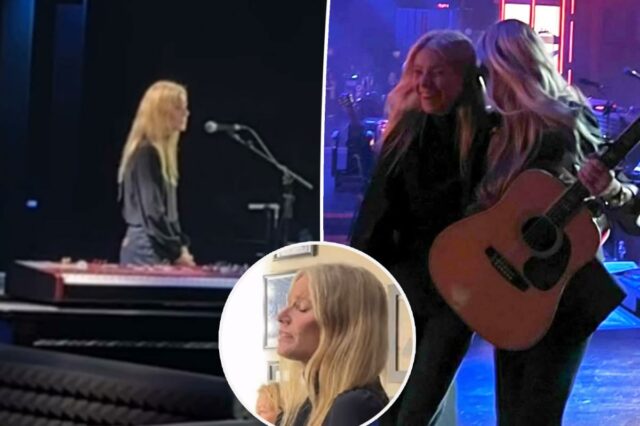 Gwyneth Paltrow faz uma apresentação surpresa na celebração dos 100 anos do Grand Ole Opry
