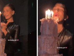 Hailey Bieber comemora 29 anos com bolo enorme e produtos Rhode 112125 aniversário de Hailey Biber kal.jpg