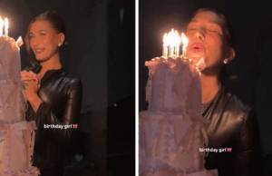 Hailey Bieber comemora 29 anos com bolo enorme e produtos Rhode 112125 aniversário de Hailey Biber kal.jpg