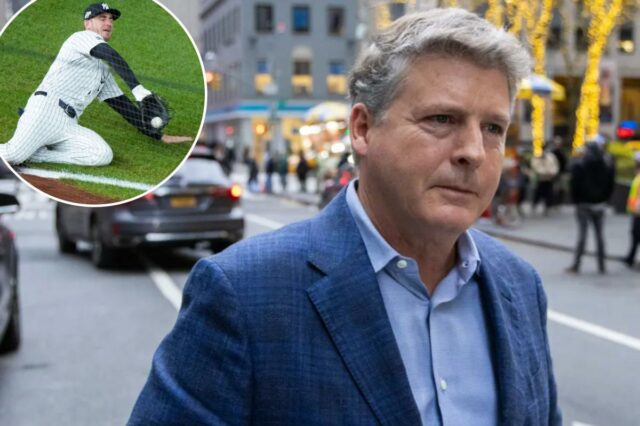 O proprietário do New York Yankees, Hal Steinbrenner, deixou a reunião de proprietários da MLB no início deste mês.