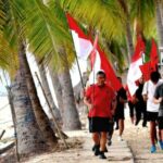 Hasto PDIP funciona com vermelho e branco na fronteira do Mar do Sul: Rote Ndao Front Page RI, Austrália do outro lado