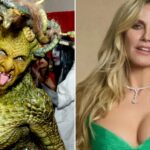Heidi Klum está verdadeiramente petrificada como Medusa em sua festa anual de Halloween