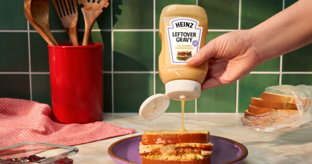 Heinz Leftover Gravy, inspirado no sanduíche Moist Maker de 