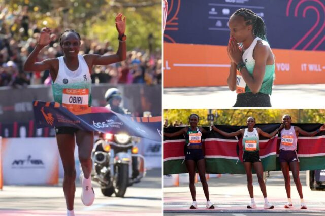 Hellen Obiri é coroada vencedora da Maratona Feminina de Nova Hellen Obiri é coroada vencedora da Maratona Feminina de Nova York – e estabelece um recorde de percurso