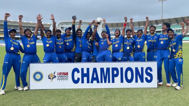 Hyderabad vence Punjab e ganha o título do Troféu Vinoo Mankad 2025-26
