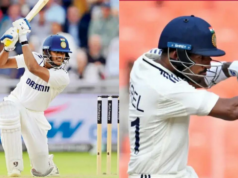 IND vs SA 2º teste: Sudharsan, Jurel bate contra spinners usando almofada única IND vs SA 2º teste: Sudharsan, Jurel bate contra spinners usando almofada única