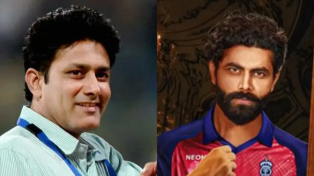 IPL 2026: A mudança de Ravindra Jadeja para RR surpreendeu IPL 2026: A mudança de Ravindra Jadeja para RR surpreendeu Anil Kumble