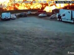 Imagens de Dashcam capturam acidente de avião de carga Imagens de Dashcam capturam acidente de avião de carga