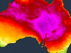 Impacto do ciclone tropical Fina fazendo com que as temperaturas subam 50 graus Impacto do ciclone tropical Fina fazendo com que as temperaturas subam 50 graus