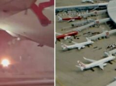 Incêndio começa em avião lotado da Virgin Australia ao pousar Incêndio começa em avião lotado da Virgin Australia ao pousar