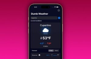 Indie App Spotlight: ‘Dumb Weather’ oferece a previsão sem muita confusão Indie App Spotlight: 'Dumb Weather' oferece a previsão sem muita confusão
