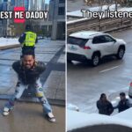 TikTokker Adamn Killa foi levado sob custódia após interferir em uma parada de trânsito.