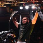 Islam Makhachev conquista título dos meio-médios e empata recorde do UFC com 16ª vitória consecutiva