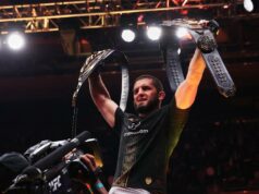 Islam Makhachev conquista título dos meio-médios e empata recorde do UFC com 16ª vitória consecutiva Islam Makhachev conquista título dos meio-médios e empata recorde do UFC com 16ª vitória consecutiva