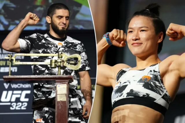 Islam Makhachev e Zhang Weili buscam vagas no clube campeão Islam Makhachev e Zhang Weili buscam vagas no clube campeão exclusivo das duas divisões no UFC 322
