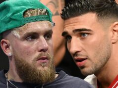 Jake Paul diz que Tommy Fury rejeitou US$ 15 milhões para revanche jake paul tommy peludo getty comp