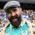 Jason Kelce brinca que a embaraçosa esposa Kylie Kelce é uma das grandes alegrias da minha vida