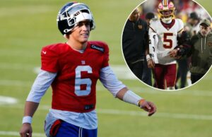 Jaxson Dart simpatiza com tudo sobre a terrível lesão de Jayden Daniels Jaxson Dart simpatiza com tudo sobre a terrível lesão de Jayden Daniels