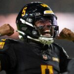 Washington Commanders QB Jayden Daniels