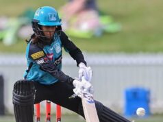 Jemimah Rodrigues cai por 15 bolas 11 durante o jogo Brisbane Heat x Perth Scorchers WBBL Jemimah Rodrigues cai por 15 bolas 11 durante o jogo Brisbane Heat x Perth Scorchers WBBL