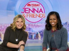 Jenna conta o que a fez chorar durante a conversa com Michelle Obama: ‘Não pude evitar’ Jenna Bush Hager e Michelle Obama em