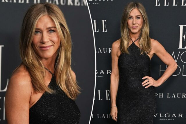 Jennifer Aniston deixa Rachel Green orgulhosa com vestido vintage Ralph Lauren na Elle Women in Hollywood 2025
