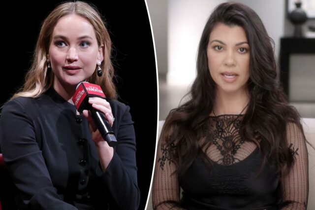 Jennifer Lawrence critica Kourtney Kardashian: 'Ela me deixa maluco' Jennifer Lawrence critica Kourtney Kardashian: 'Ela me deixa maluco'