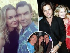 Jerry O’Connell e John Stamos finalmente enterram a machadinha em uma rivalidade de anos por Rebecca Romijn Jerry O'Connell e John Stamos finalmente enterram a machadinha em uma rivalidade de anos por Rebecca Romijn