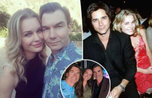 Jerry O’Connell e John Stamos finalmente enterram a machadinha em uma rivalidade de anos por Rebecca Romijn Jerry O'Connell e John Stamos finalmente enterram a machadinha em uma rivalidade de anos por Rebecca Romijn