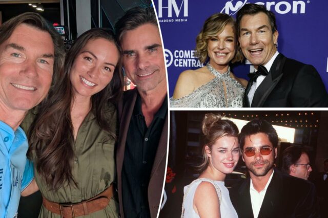 Jerry O'Connell e John Stamos se unem para uma selfie chocante após anos de rivalidade por Rebecca Romijn

