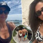 Jessica Alba surpreende em biquíni estampado enquanto relembra seu tempo na 'linda' Austrália