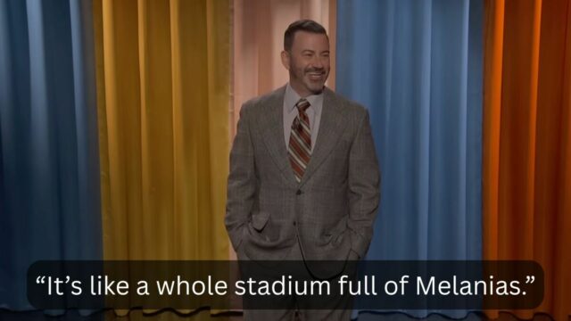Jimmy Kimmel reage alegremente a Trump sendo vaiado em um Jimmy Kimmel reage alegremente a Trump sendo vaiado em um jogo da NFL