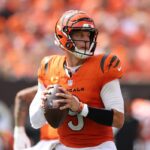 Cincinnati Bengals quarterback Joe Burrow prepares to throw
