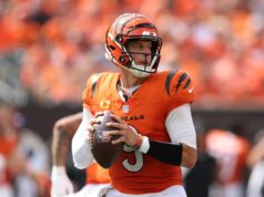 Joe Burrow, do Bengals, obtém grande previsão do vencedor do Super Bowl Cincinnati Bengals quarterback Joe Burrow prepares to throw