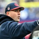 O técnico assistente do New England Patriots, Joe Judge.