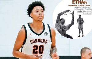 Jogador de basquete universitário morre após sofrer lesão em jogo Ethan Dietz, jogador de basquete do Connors State College, morreu após sofrer uma lesão durante o jogo.